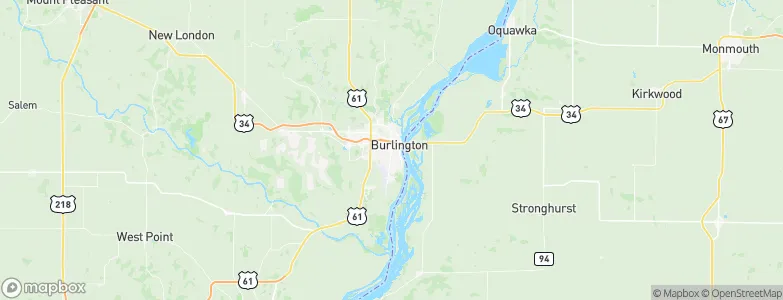 Burlington, United States Map