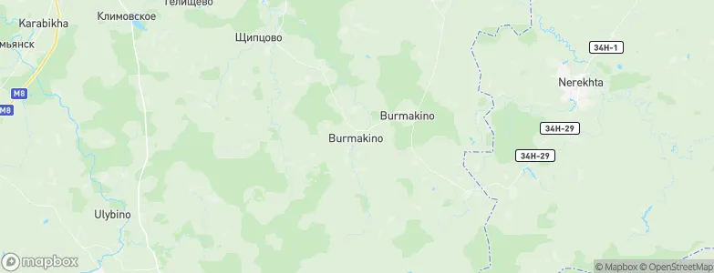 Burmakino, Russia Map