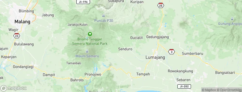 Burno, Indonesia Map
