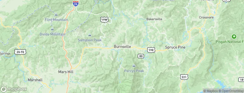 Burnsville, United States Map