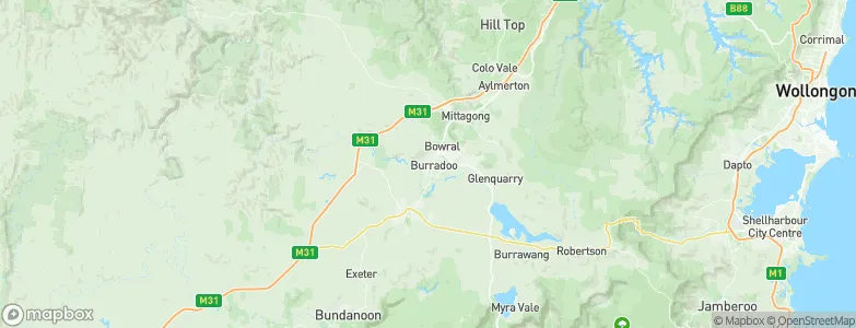Burradoo, Australia Map