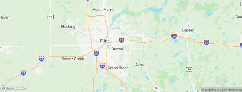 Burton, United States Map