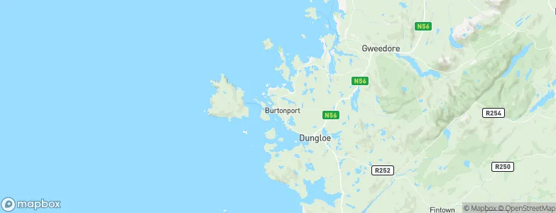 Burtonport, Ireland Map