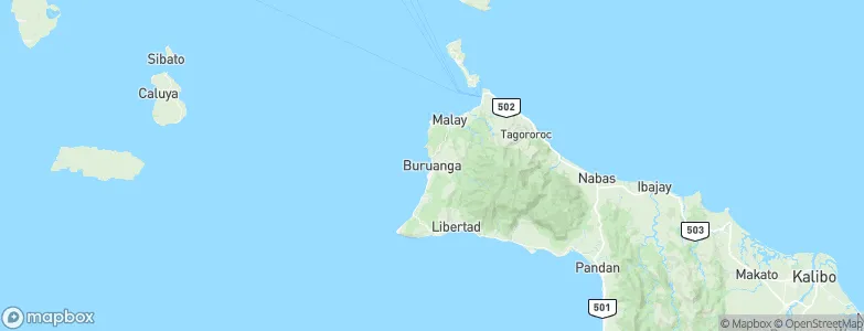 Buruanga, Philippines Map