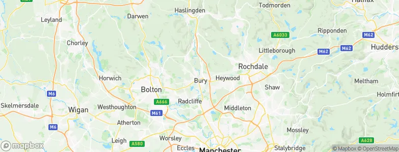 Bury, United Kingdom Map
