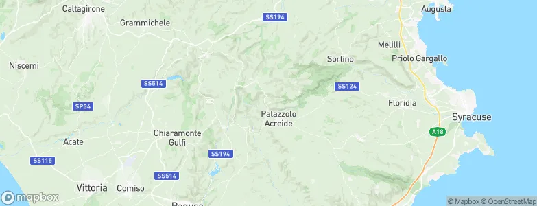 Buscemi, Italy Map