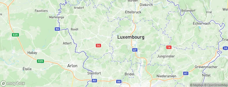 Buschdorf, Luxembourg Map