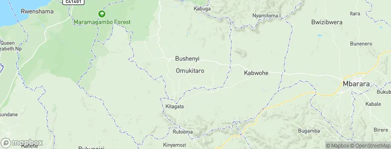 Bushenyi, Uganda Map