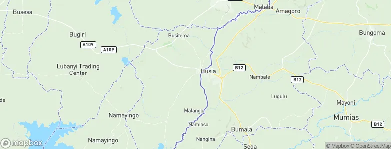 Busia, Uganda Map