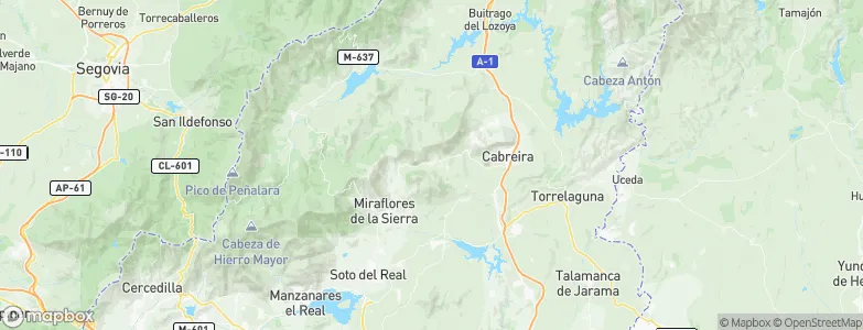 Bustarviejo, Spain Map
