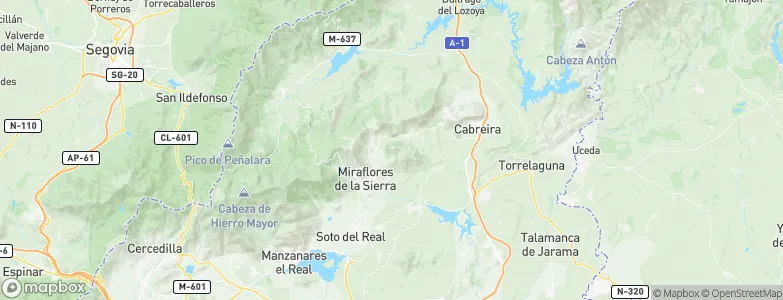 Bustarviejo, Spain Map