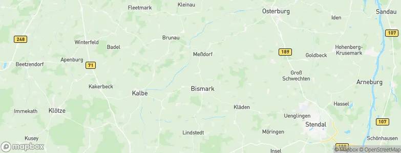 Büste, Germany Map