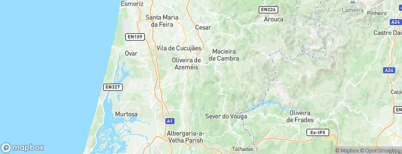 Bustelo do Caima, Portugal Map