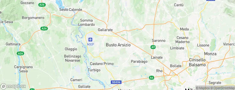 Busto Arsizio, Italy Map