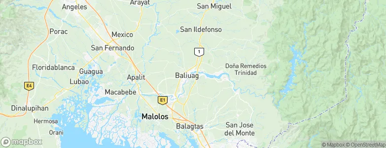 Bustos, Philippines Map
