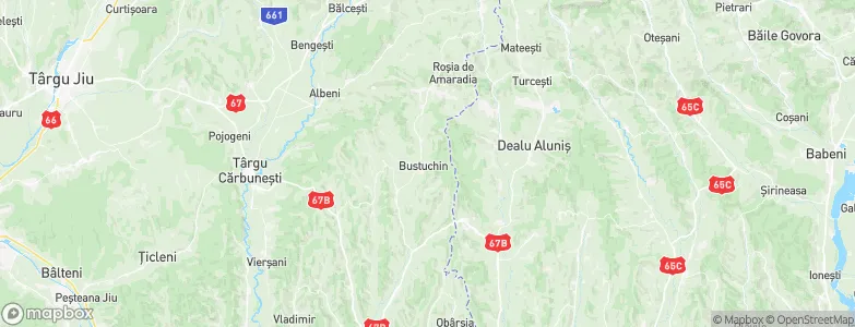 Bustuchin, Romania Map