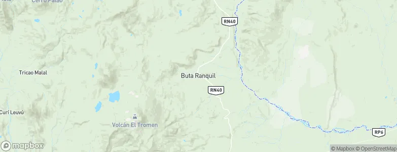 Buta Ranquil, Argentina Map