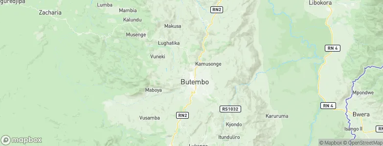 Butembo, Democratic Republic of the Congo Map