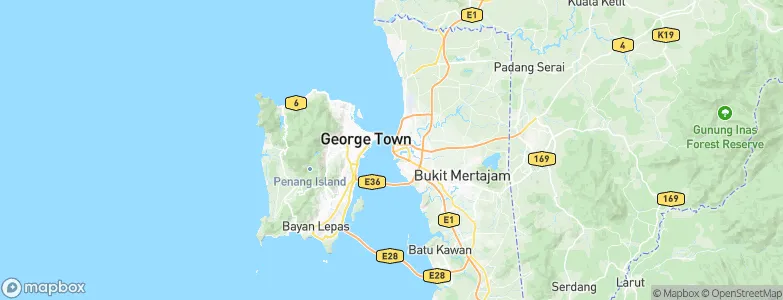 Butterworth, Malaysia Map