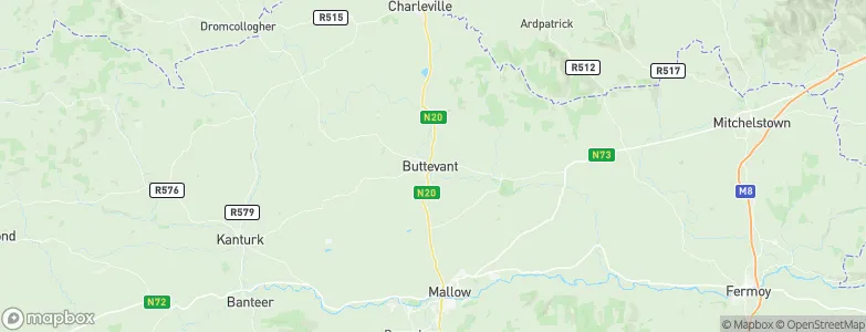 Buttevant, Ireland Map