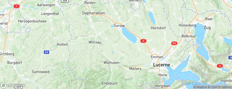 Buttisholz, Switzerland Map