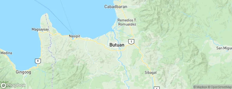 Butuan City, Philippines Map