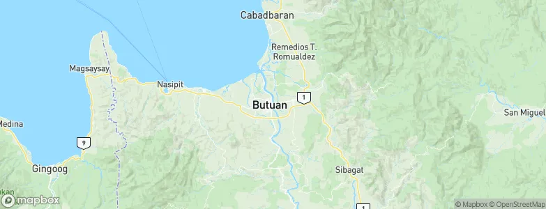 Butuan, Philippines Map