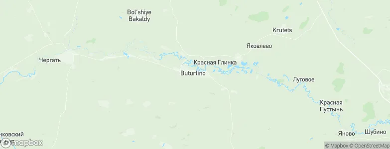 Buturlino, Russia Map