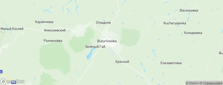 Buturlinovka, Russia Map
