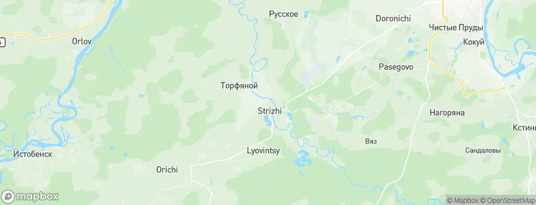 Butyriny, Russia Map