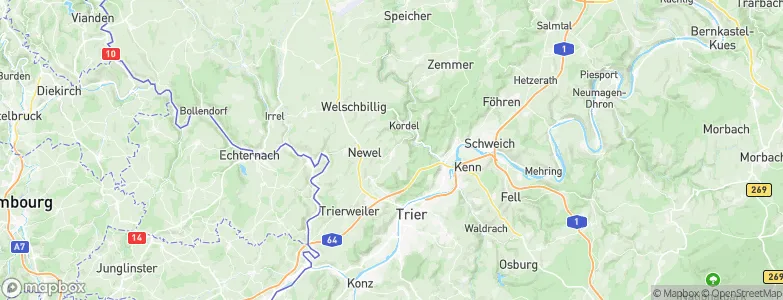 Butzweiler, Germany Map