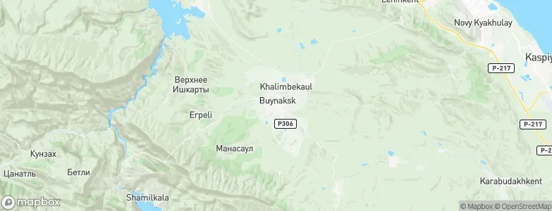 Buynaksk, Russia Map