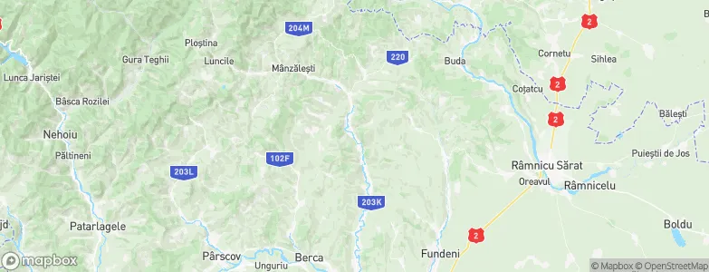 Buzău, Romania Map