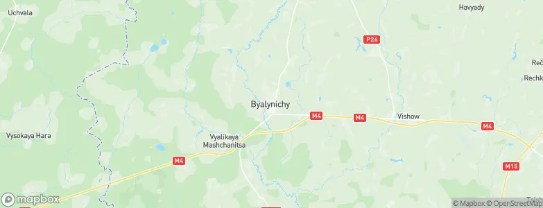 Byalynichy, Belarus Map