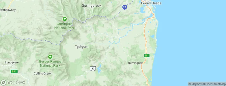 Byangum, Australia Map