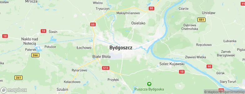 Bydgoszcz, Poland Map