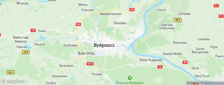 Bydgoszcz, Poland Map