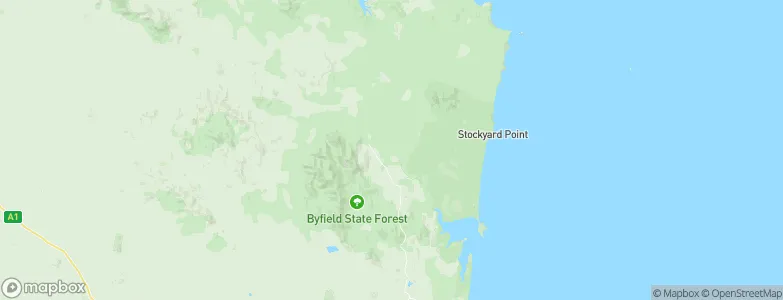 Byfield, Australia Map