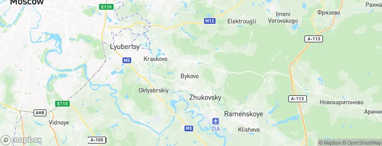 Bykovo, Russia Map