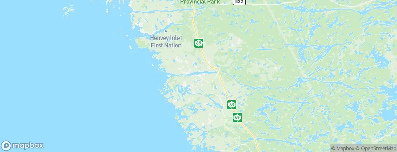 Byng Inlet, Canada Map