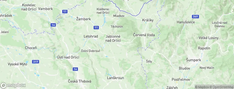Bystřec, Czechia Map