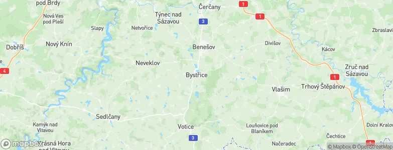 Bystřice, Czechia Map