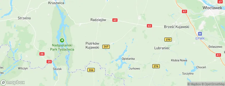 Bytoń, Poland Map