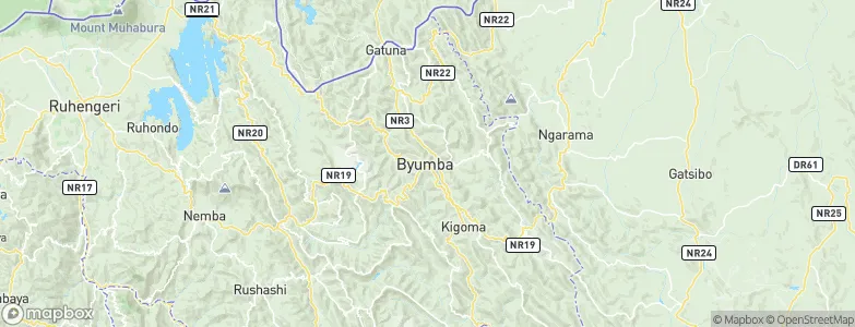 Byumba, Rwanda Map