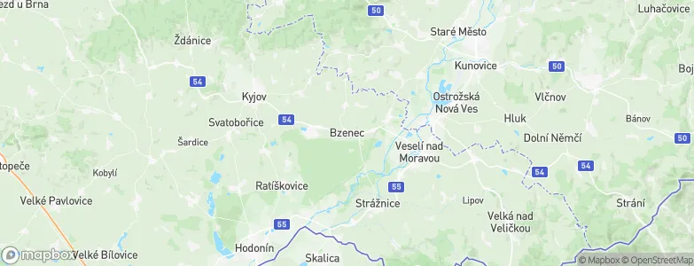 Bzenec, Czechia Map
