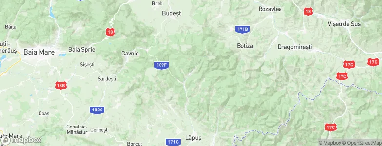 Băiuţ, Romania Map