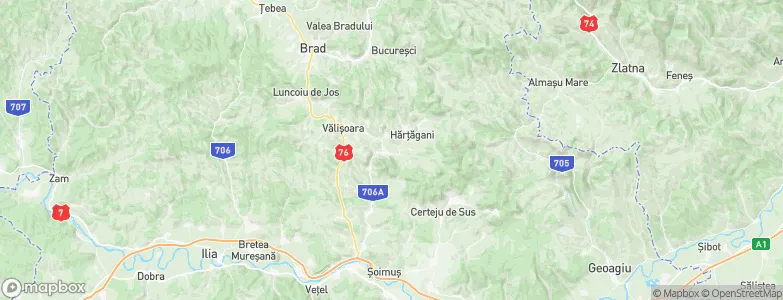 Băiţa, Romania Map