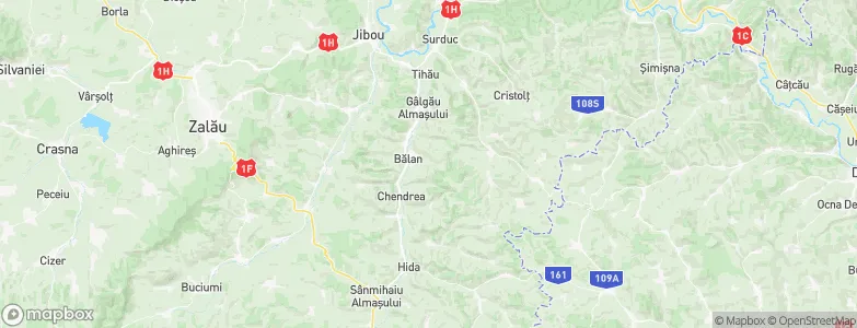 Bălan, Romania Map