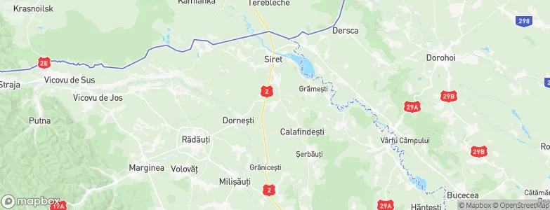 Bălcăuţi, Romania Map