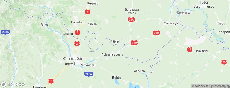 Băleşti, Romania Map